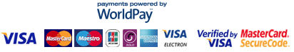 Secure payments by WorldPay